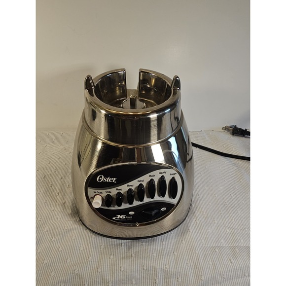 Oster Classic Series 16 Speed Blender Glass 5 Cup Jar Precise Blend All Metal - Picture 8 of 16